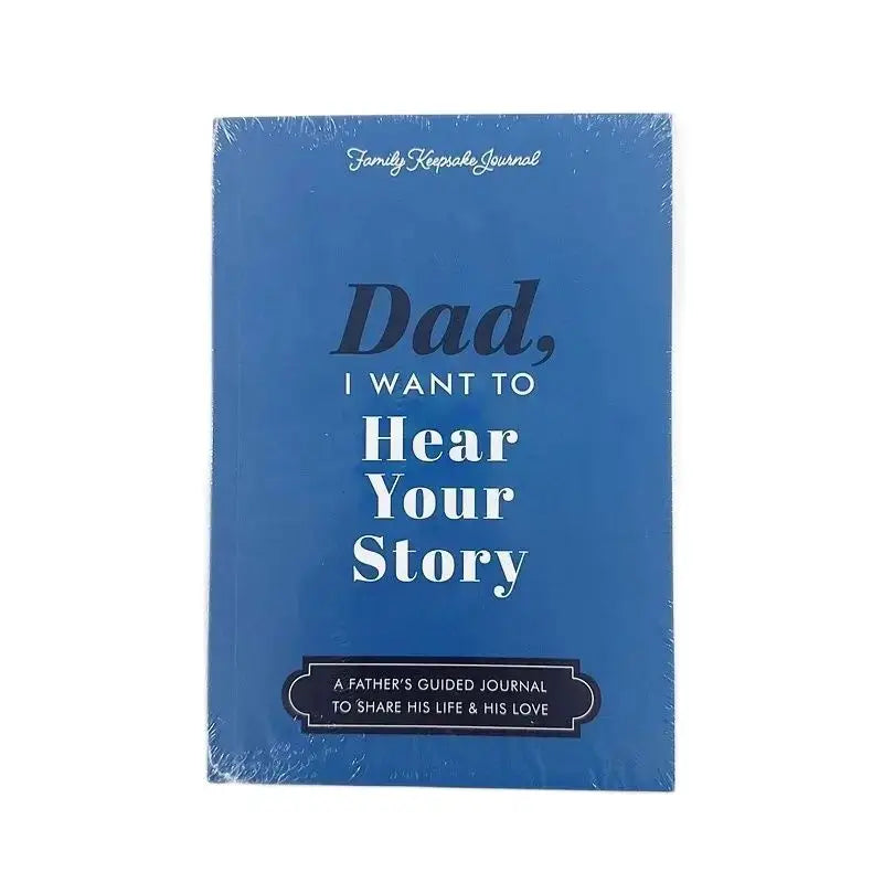 Dad / Mom, I Want to Hear Your Story Notebook a Father'S Guided Journal Multipurpose Notepad Book Keepsake Journal