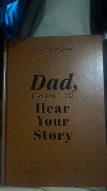 Mom, I Want to Hear Your Story - the Gift Your Mom Will Love Dad Mom Leather Memory Books Dad, I Want to Hear Your Story